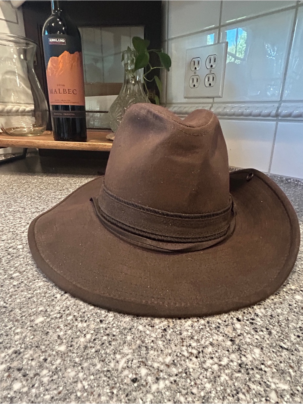 Brown Outback Trading Co. Wallaby Size Medium Outdoor Hat